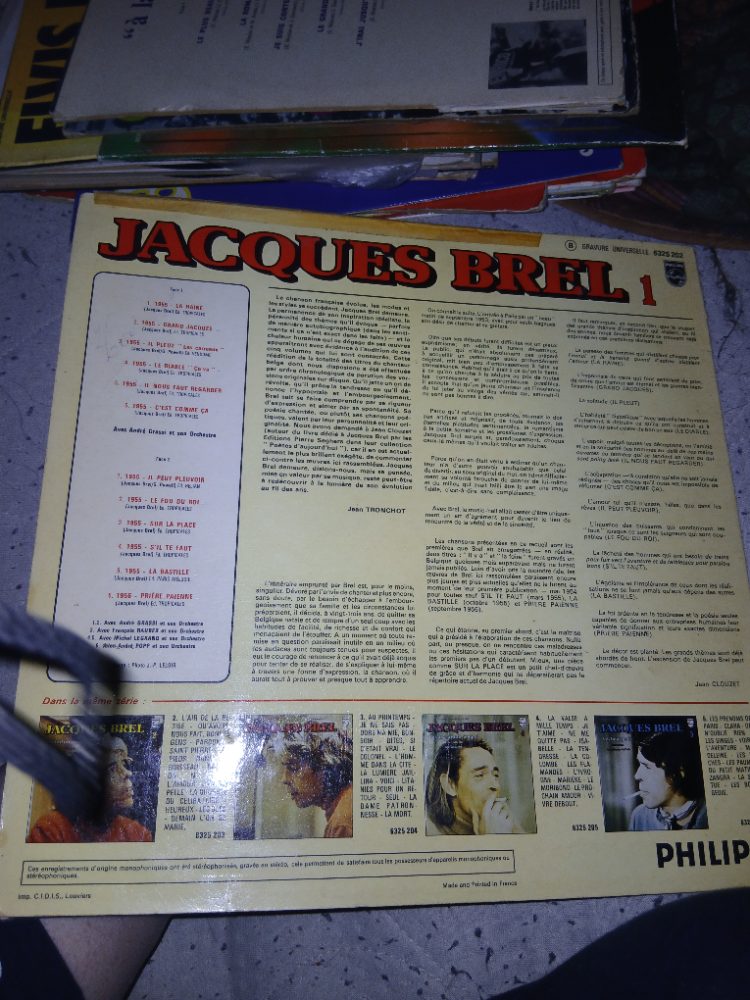 Philips Jacques Brel - Grand Jacques (Vinyle)