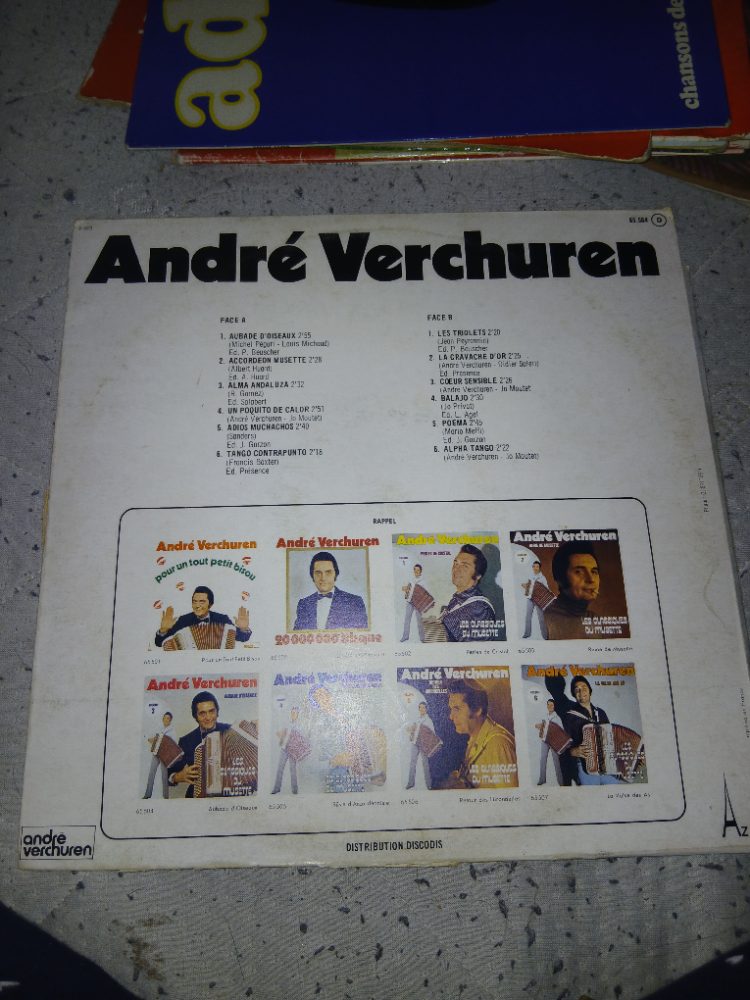 André Verchuren André Verchuren - Aubade d'oiseaux - Vinyle Volume 3