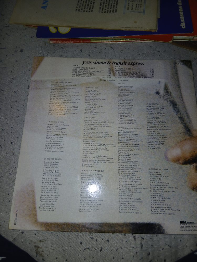 Yves Simon Yves Simon - Macadam - Vinyle 33T