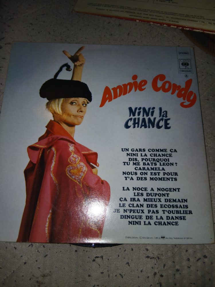 Sans marque Vinyle Annie Cordy - Nini la Chance