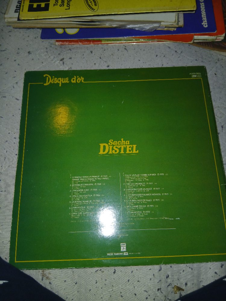 Sacha Distel Disque d'or Sacha Distel - Vinyle 33T