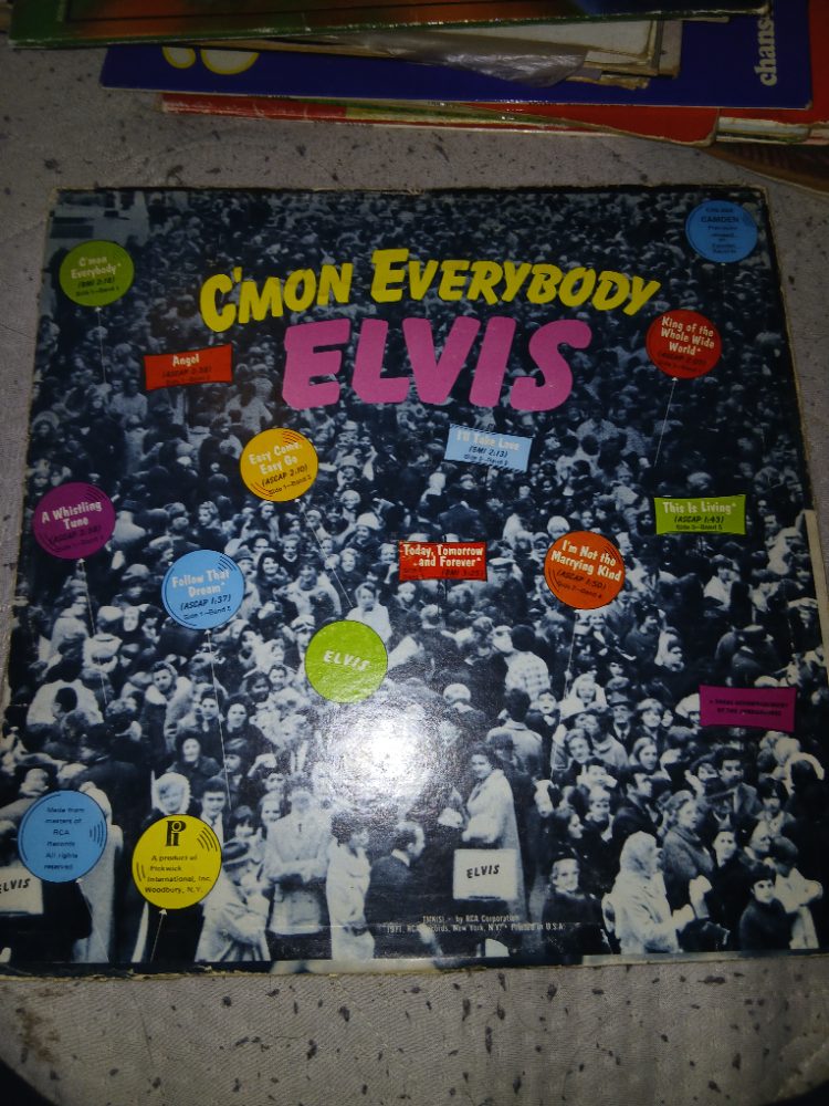 RCA Disque vinyle Elvis Presley C'mon Everybody