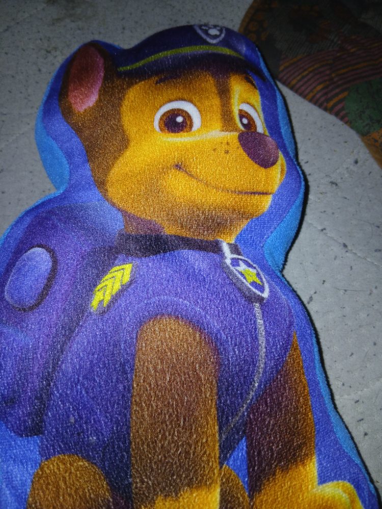 Paw Patrol Coussin Raiponce Paw Patrol bleu et jaune