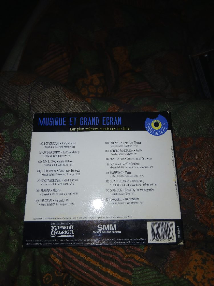 Sony Music Media Musique et Grand Écran - CD Bande Originale Films