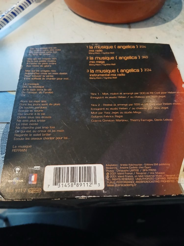 Cd musique Cd musique