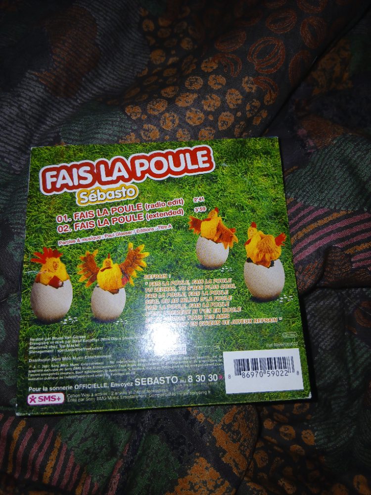 Sébasto Fais la Poule Sébasto - Jeu de société