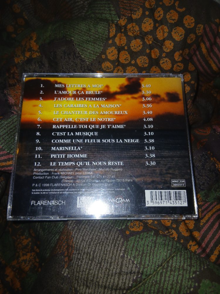 Frank Michael CD Frank Michael - Le Chanteur des Amoureux