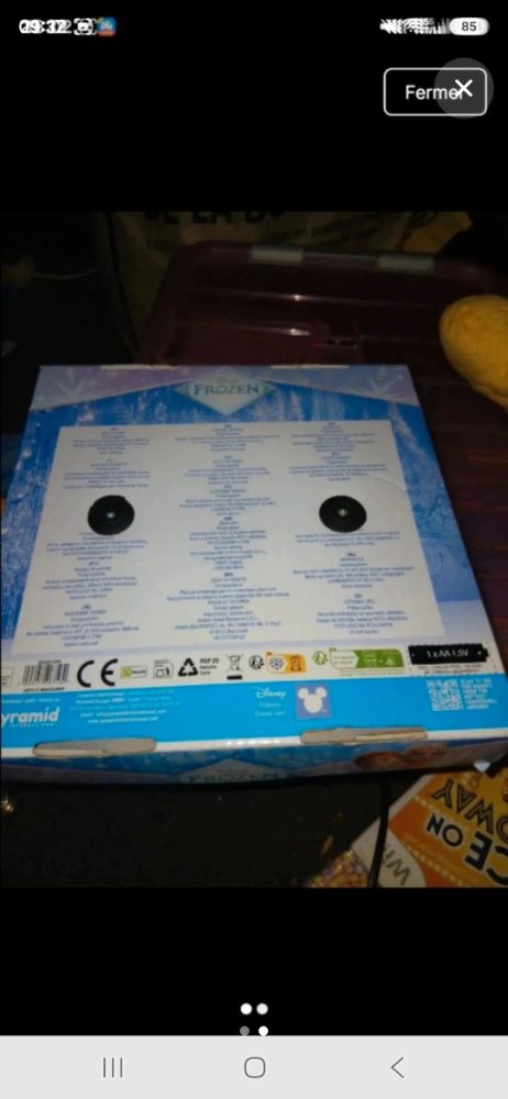 Vinyle Pendule disney