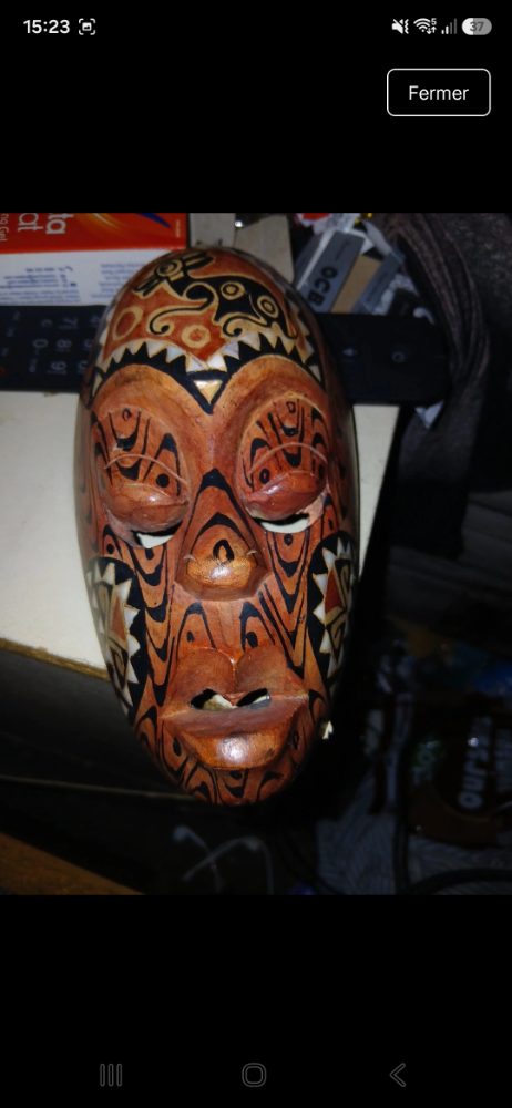 Sans marque Masque africain