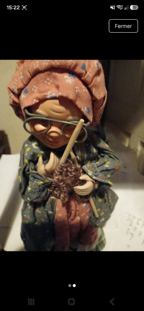 Musique Poupee porcelaine
